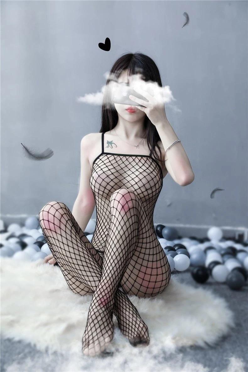 Babydoll Fishnet Bodysuit 8 Babydoll Fishnet Bodysuit - Image 6
