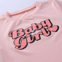 Basic Baby Girl Tee -Clothing Discount Store basic baby girl tee abdl babygirl crop tops ddlg playground 695