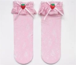 Berry Babydoll Stockings -Clothing Discount Store berry babydoll stockings cute socks egl knee high highs ddlg playground 675