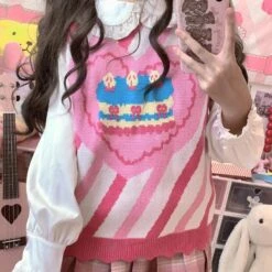 Birthday Cake Knit Vest 28 Birthday Cake Knit Vest -Clothing Discount Store birthday cake knit vest cakes candy decora kei ddlg playground 164 a80c8e15 425f 4e09 a089 3b7495866e7a