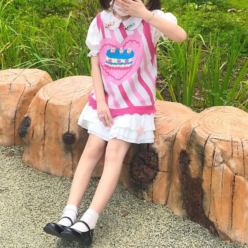 Birthday Cake Knit Vest 14 Birthday Cake Knit Vest - Image 12