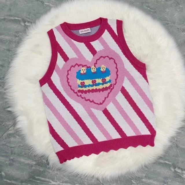 Birthday Cake Knit Vest 18 Birthday Cake Knit Vest - Image 16