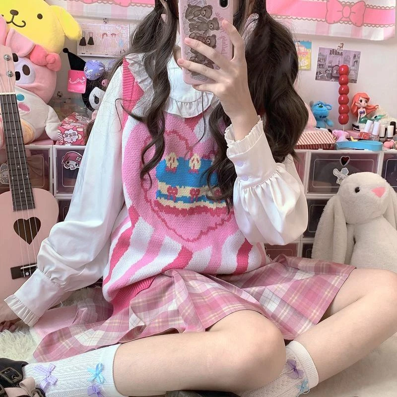 Birthday Cake Knit Vest 6 Birthday Cake Knit Vest - Image 4