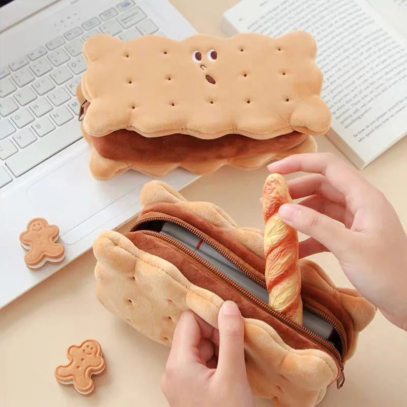 Biscuit Pencil Case 3 Biscuit Pencil Case