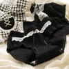 Black Cotton Plaid Undies 2 Black Cotton Plaid Undies -Clothing Discount Store black cotton plaid undies womens underpants black cotton plaid 909
