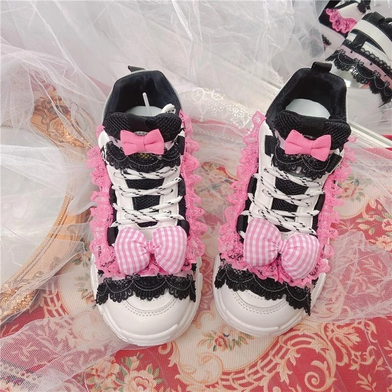Black & Pink Baby Doll Sneakers 12 Black & Pink Baby Doll Sneakers - Image 10