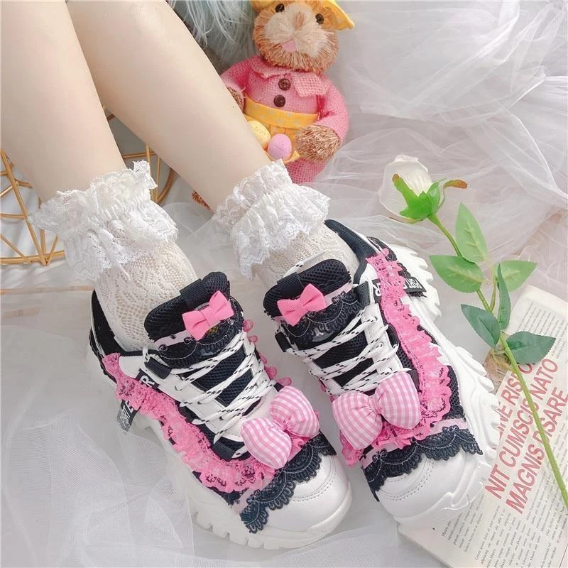 Black & Pink Baby Doll Sneakers 13 Black & Pink Baby Doll Sneakers - Image 11