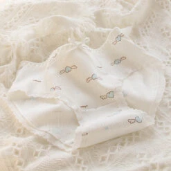 Blue Lace Cotton Sweetheart Undies -Clothing Discount Store blue lace cotton sweetheart undies womens underpants blue lace 562