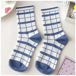 Blue Textured Teddy Bear Socks -Clothing Discount Store blue textured teddy bear socks blue bear cotton socks textured bears 258