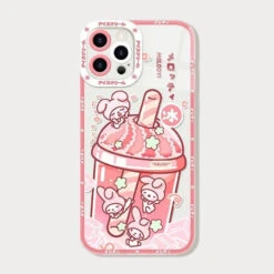 Boba Tea IPhone Case -Clothing Discount Store boba tea iphone case pink for 14 bubble bubbletea phone kawaii babe 877
