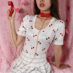 Bow Leash & Collar Set -Clothing Discount Store bow leash collar set bows collared collars choker ddlg playground 513