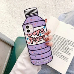 Boys Tears IPhone Case -Clothing Discount Store boys tears iphone case age regression android phone phones bottle kawaii babe 966