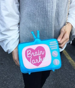 Brain Washed Bag -Clothing Discount Store brain washed bag antenna bags brain washed gold chain handbags purse kawaii babe 202