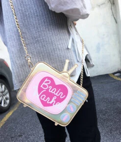 Brain Washed Bag -Clothing Discount Store brain washed bag antenna bags brain washed gold chain handbags purse kawaii babe 575