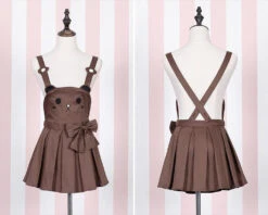 Brown Kitty Jumper 22 Brown Kitty Jumper -Clothing Discount Store brown kitty jumper dresses kawaii brown bear pink bunny rabbit ear 939