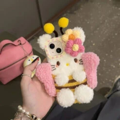 Bumble Bee Kitten IPhone Case 16 Bumble Bee Kitten IPhone Case -Clothing Discount Store bumble bee kitty iphone case mobile phone cases kawaii fashion 484