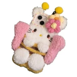 Bumble Bee Kitten IPhone Case 17 Bumble Bee Kitten IPhone Case -Clothing Discount Store bumble bee kitty iphone case mobile phone cases kawaii fashion 825