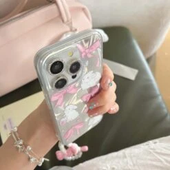 Bunnies And Bows IPhone Case 17 Bunnies And Bows IPhone Case -Clothing Discount Store bunnies bows iphone case mobile phone cases iphone case bows baby 743