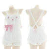 Bunny Bloomer Romper -Clothing Discount Store bunny bloomer romper bloomers bunny coverall coveralls decoden sweater kawaii babe 621