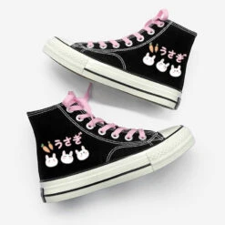 Bunny Carrot High Top Sneakers -Clothing Discount Store bunny carrot high top sneakers shoes bunny carrot high bunny canvas 391