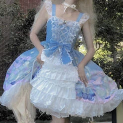 Bunny Star Kingdom Dress -Clothing Discount Store bunny star kingdom lolita dress kawaii babe 165