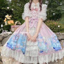 Bunny Star Kingdom Dress -Clothing Discount Store bunny star kingdom lolita dress kawaii babe 464