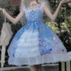 Bunny Star Kingdom Dress -Clothing Discount Store bunny star kingdom lolita dress light blue s kawaii babe 340