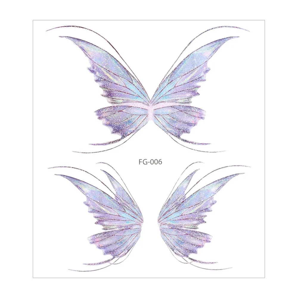 Butterfly Temporary Wing Makeup Tattoos 11 Butterfly Temporary Wing Makeup Tattoos - Image 9