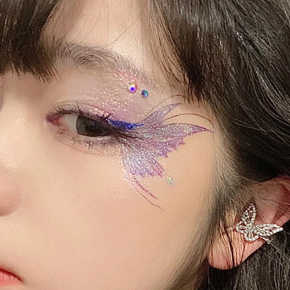 Butterfly Temporary Wing Makeup Tattoos 3 Butterfly Temporary Wing Makeup Tattoos