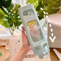Candy Bun Water Bottles -Clothing Discount Store candy bun water bottles drinking drinkware glass bottle ddlg playground 583