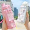 Candy Bun Water Bottles -Clothing Discount Store candy bun water bottles drinking drinkware glass bottle ddlg playground 628