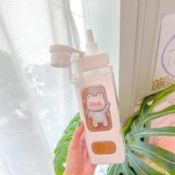 Candy Bun Water Bottles -Clothing Discount Store candy bun water bottles drinking drinkware glass bottle ddlg playground 731