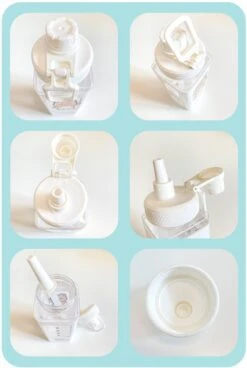 Candy Bun Water Bottles -Clothing Discount Store candy bun water bottles drinking drinkware glass bottle ddlg playground 870