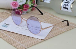 Candy Colored Circle Glasses -Clothing Discount Store candy colored circle glasses 1970s 70s candy colored circle glasses lenses accessories kawaii babe 522