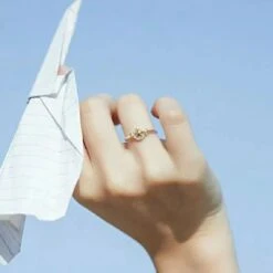 Sakura Star Girl Ring -Clothing Discount Store card captor sakura star magical girl sterling silver yellow ring 195