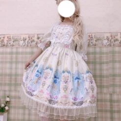 Celestial Symphony Dress 30 Celestial Symphony Dress -Clothing Discount Store celestial symphony lolita dress angel angelic angels ddlg playground 617