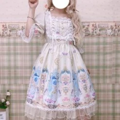 Celestial Symphony Dress 33 Celestial Symphony Dress -Clothing Discount Store celestial symphony lolita dress angel angelic angels ddlg playground 690