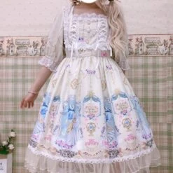 Celestial Symphony Dress 29 Celestial Symphony Dress -Clothing Discount Store celestial symphony lolita dress apricot angel angelic angels ddlg playground 312