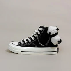 Chained Dino High Tops -Clothing Discount Store chained dino high tops shoes dino high chain canvas footwear hi 599
