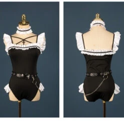 Chained Priestess Onesie -Clothing Discount Store chained priestess onesie bodysuit bodyuits cosplay cosplaying costumes lingerie kawaii babe 939