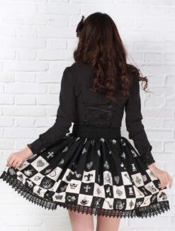 Checkered Chess Skirt 20 Checkered Chess Skirt -Clothing Discount Store checkered chess skirt black white checkerboard checkered checks chess skirts kawaii babe 683