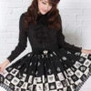 Checkered Chess Skirt