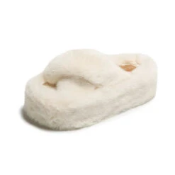 Chunky Fuzzy Sandal Slippers -Clothing Discount Store chunky fuzzy sandal slippers chunky fuzzy sandal slippers footwear 500