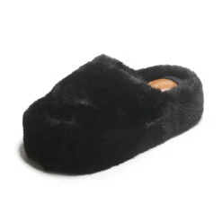 Chunky Fuzzy Sandal Slippers -Clothing Discount Store chunky fuzzy sandal slippers chunky fuzzy sandal slippers footwear 673