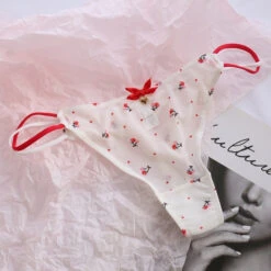 Classic Mesh Thongs -Clothing Discount Store classic mesh thongs cherry cat undies panties panty thong underwear kawaii babe 581