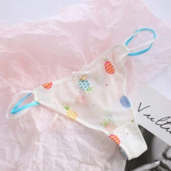 Classic Mesh Thongs -Clothing Discount Store classic mesh thongs colorful pineapple cat undies panties panty thong underwear kawaii babe 842