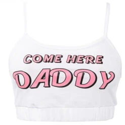 Come Here Crop Top Set -Clothing Discount Store come here crop top set come here here daddy crop crop shirt top shirt kawaii babe 559