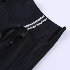 Corset Lace Mini Skirt -Clothing Discount Store corset lace mini skirt corsetted goth trim skirts kawaii babe 285