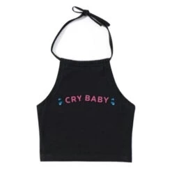 Cry Baby Halter Top 10 Cry Baby Halter Top -Clothing Discount Store cry baby halter top belly shirts crop crop shirt top tops shirt kawaii babe 210