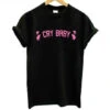 Cry Baby Tee -Clothing Discount Store cry baby tee black pink letter s chire chirere cry baby crybaby crying shirt kawaii babe 737